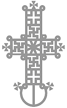 Äthiopisches Priesterkreuz